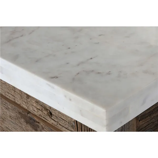 Kitchen furniture Home ESPRIT White Natural 120 x 60 x 97 cm 131 x 61,5 x 97 cm