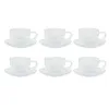 Piece Coffee Cup Set Home ESPRIT Transparent 240 ml