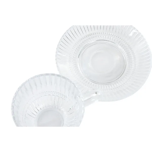 Piece Coffee Cup Set Home ESPRIT Transparent 240 ml