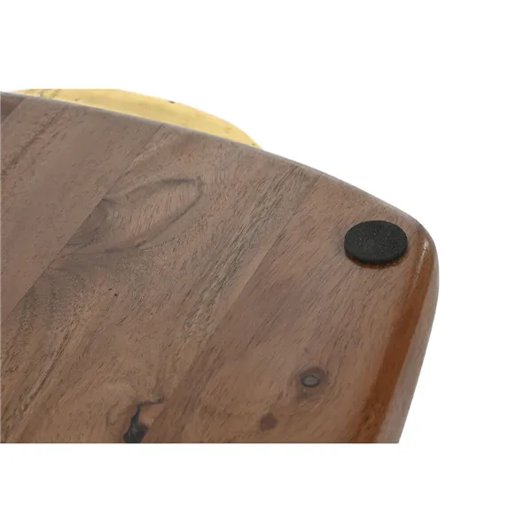 Cutting board Home ESPRIT Golden Natural 40,5 X 26,6 X 4,5 CM