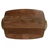 Cutting board Home ESPRIT Golden Natural 40,5 X 26,6 X 4,5 CM
