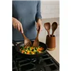 Pot for Kitchen Utensils Home ESPRIT Stainless steel Acacia 13 x 13 x 16,5 cm 4 Pieces