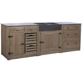 Kitchen furniture Home ESPRIT 236 X 55 X 86 CM