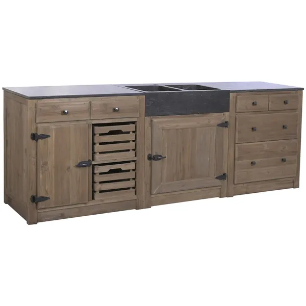 Kitchen furniture Home ESPRIT 236 X 55 X 86 CM