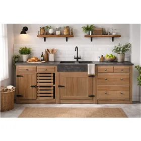 Kitchen furniture Home ESPRIT 236 X 55 X 86 CM