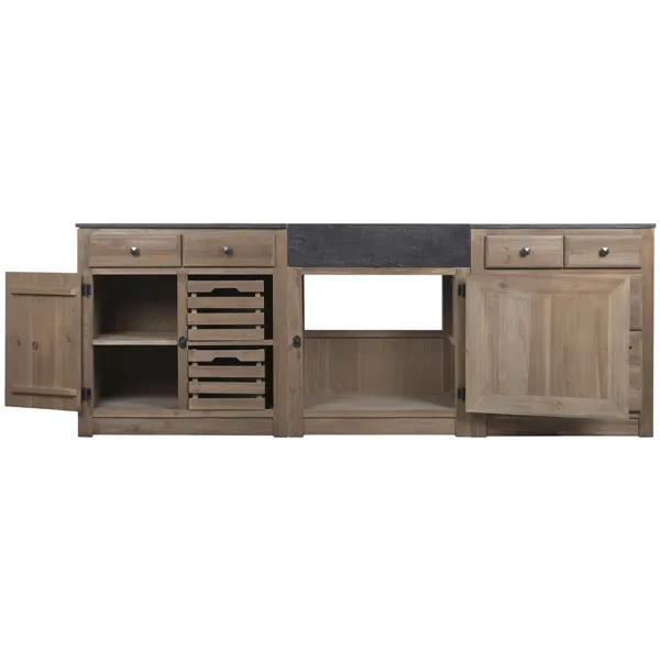 Kitchen furniture Home ESPRIT 236 X 55 X 86 CM