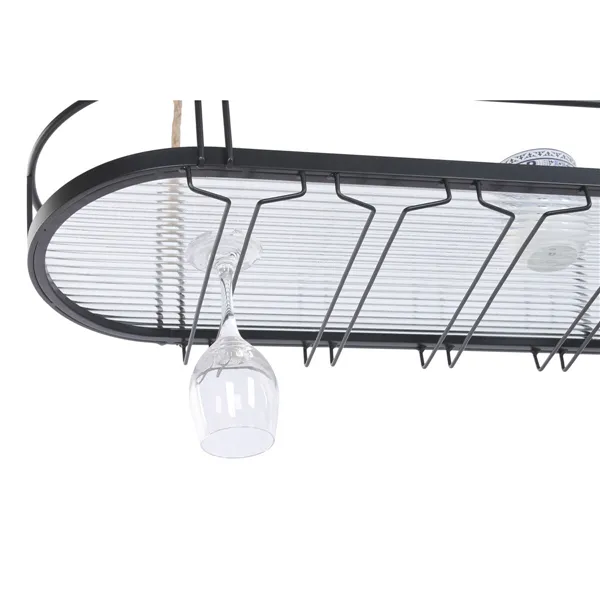 Bottle rack Home ESPRIT Black 119 X 29 X 15 CM