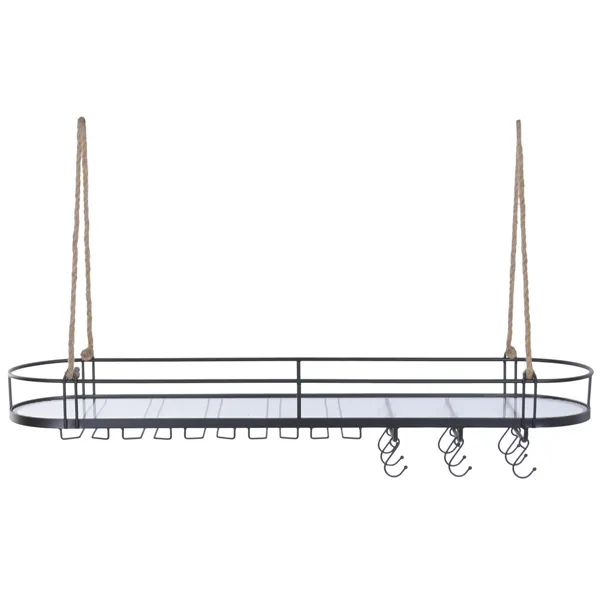 Bottle rack Home ESPRIT Black 119 X 29 X 15 CM