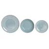 Dinnerware Set Home ESPRIT Turquoise Porcelain 18 Pieces