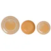 Dinnerware Set Home ESPRIT Orange Porcelain 18 Pieces