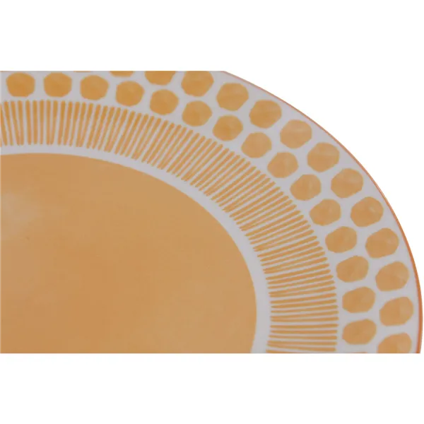 Dinnerware Set Home ESPRIT Orange Porcelain 18 Pieces