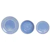 Dinnerware Set Home ESPRIT Light Blue Porcelain 18 Pieces