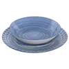 Dinnerware Set Home ESPRIT Light Blue Porcelain 18 Pieces