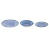 Dinnerware Set Home ESPRIT Light Blue Porcelain 18 Pieces