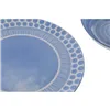 Dinnerware Set Home ESPRIT Light Blue Porcelain 18 Pieces