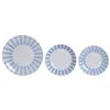 Dinnerware Set Home ESPRIT Blue Porcelain 18 Pieces