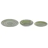 Dinnerware Set Home ESPRIT Green Porcelain Arab 18 Pieces