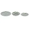 Dinnerware Set Home ESPRIT Green Porcelain Mediterranean 18 Pieces
