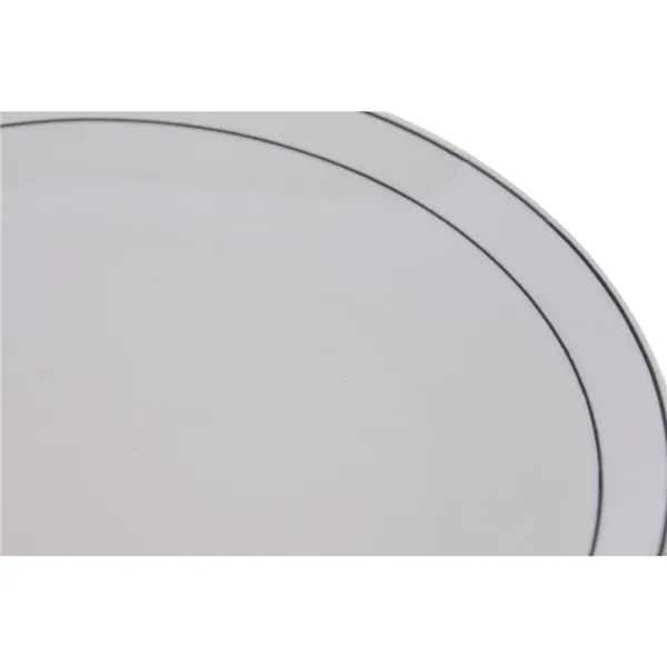 Dinnerware Set Home ESPRIT White Black Porcelain 18 Pieces