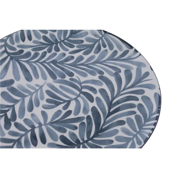 Dinnerware Set Home ESPRIT Blue Porcelain 18 Pieces