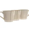 Set of Mugs Home ESPRIT Beige Urban 160 ml