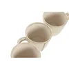 Set of Mugs Home ESPRIT Beige Urban 160 ml