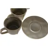 Piece Coffee Cup Set Home ESPRIT Green Stoneware 150 ml 6 Pieces