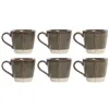 Set of Mugs Home ESPRIT Green Urban 160 ml