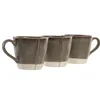 Set of Mugs Home ESPRIT Green Urban 160 ml