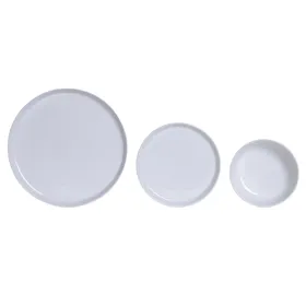 Dinnerware Set Home ESPRIT White Porcelain Modern 18 Pieces