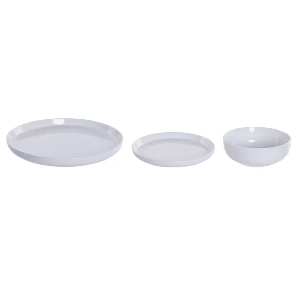 Dinnerware Set Home ESPRIT White Porcelain Modern 18 Pieces