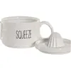 Exprimidor Home ESPRIT White Porcelain 19,5 X 12,3 X 13 CM