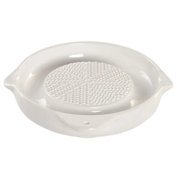 Grater Home ESPRIT White Porcelain 18,3 X 18,3 X 3,4 CM