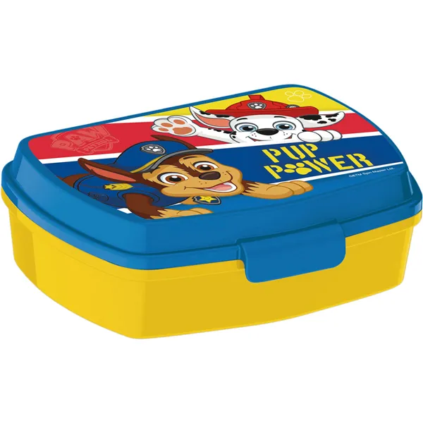 Sandwich Box Stor Pups rule Blue Polyester