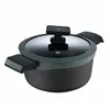 Casserole with lid Masterpro GASTRO REECO MP Black