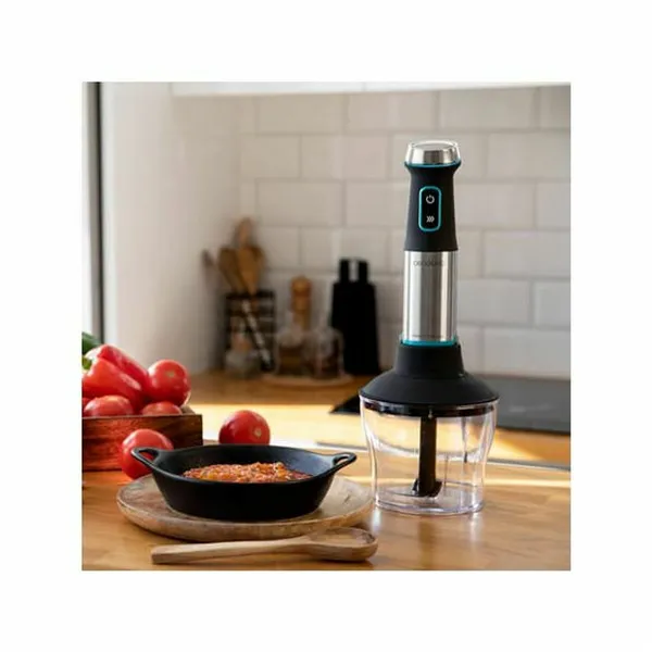 Hand-held Blender Cecotec 1200 XL Black Green Steel 1200 W
