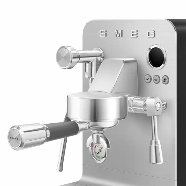 Express Manual Coffee Machine Smeg EMC02BLMEU Matte back