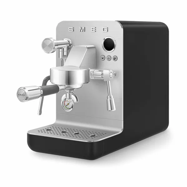 Express Manual Coffee Machine Smeg EMC02BLMEU Matte back