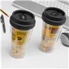 Glass with Lid Plastic 300 ml