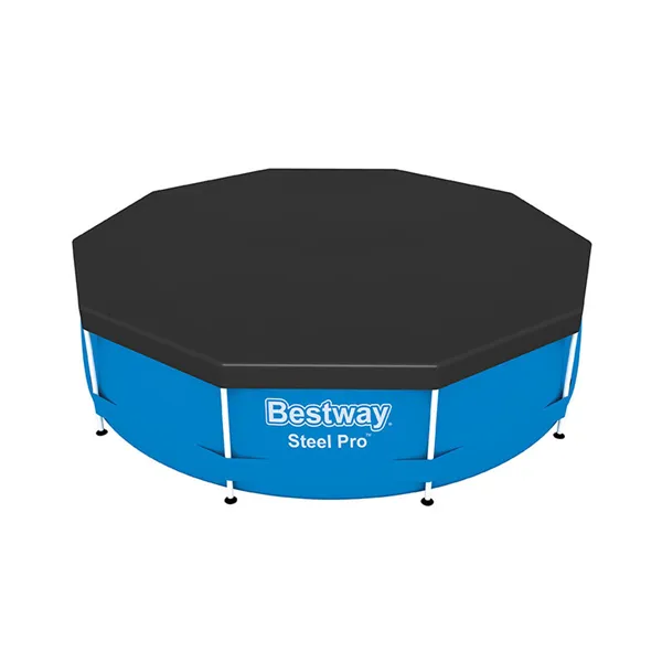 Swimming Pool Cover Bestway Black Ø 305 cm (1 Unit)