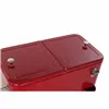Fridge DKD Home Decor Red With wheels 74 x 43 x 80 cm Steel polypropylene 56 L (74 x 43 x 80 cm)