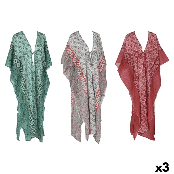 Sarong Home ESPRIT Red Green Coral (3 Units)