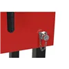 Portable Fridge Home ESPRIT Black Red Metal 71 x 62 x 85 cm