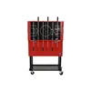 Portable Fridge Home ESPRIT Black Red Metal 71 x 62 x 85 cm