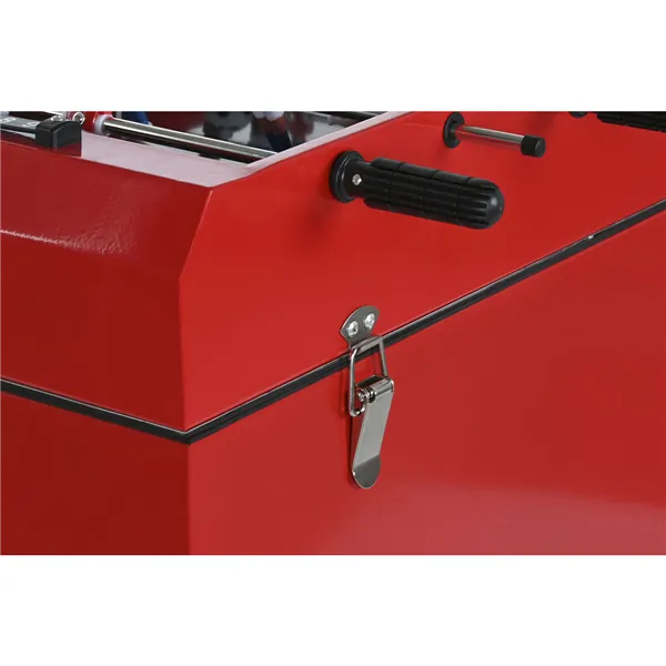Portable Fridge Home ESPRIT Black Red Metal 71 x 62 x 85 cm