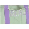 Beach Bag Home ESPRIT Blue White Green polialgodon 60 x 38 x 38 cm (3 Units)