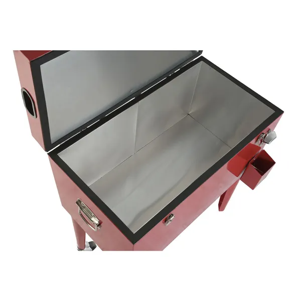Portable Fridge Home ESPRIT Red Metal polypropylene 71 X 59 X 95 CM