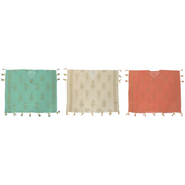 Sarong Home ESPRIT Green Beige Golden Coral (3 Units)