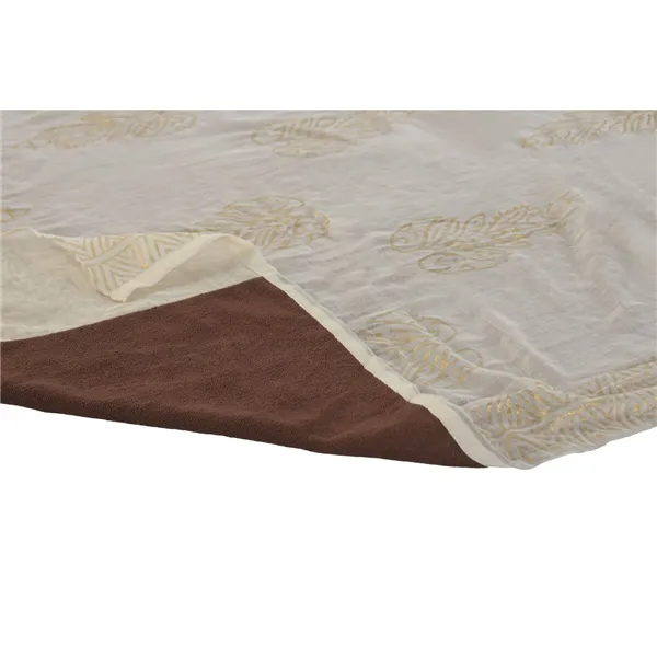 Beach Towel Home ESPRIT Green Beige Golden Coral Polyester Cotton (3)