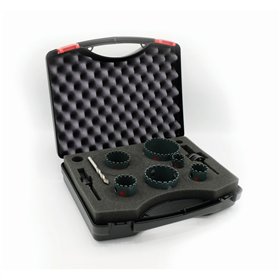 Holesaw set MP.S 7530 Ø 22 mm Ø 35 mm Ø 44 mm 8 Pieces